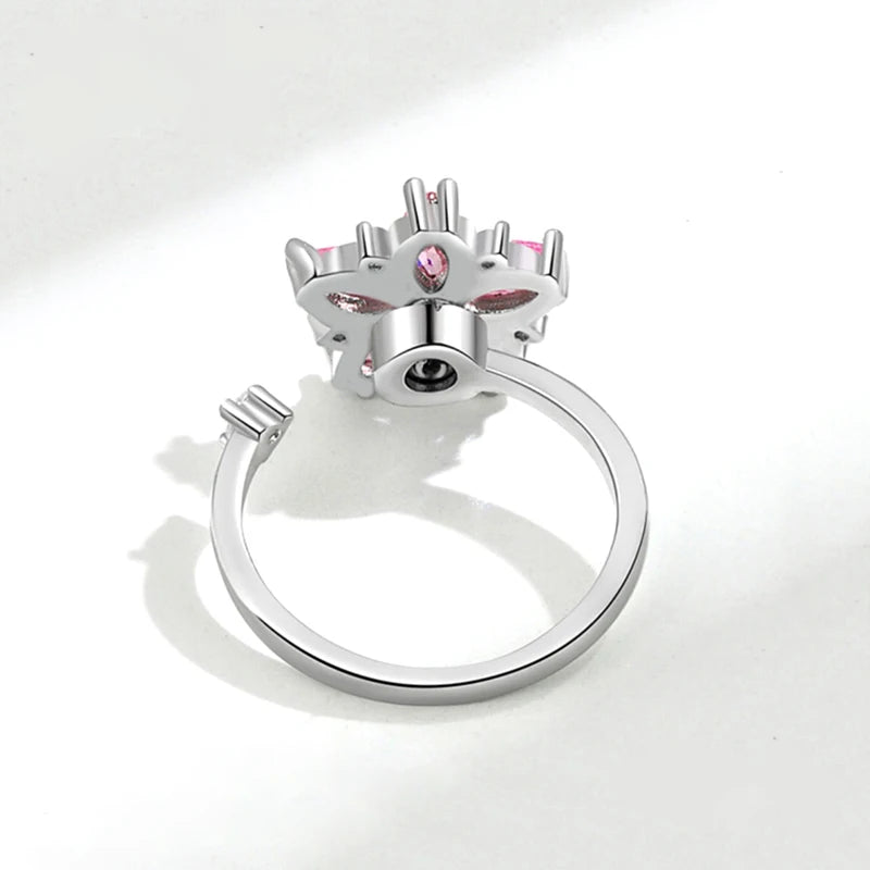 Bague Anti-Stress Sakura Argent 925